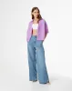 Camisa relaxed fit manga corta violeta sold by Gef