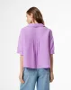 Camisa relaxed fit manga corta violeta sold by Gef