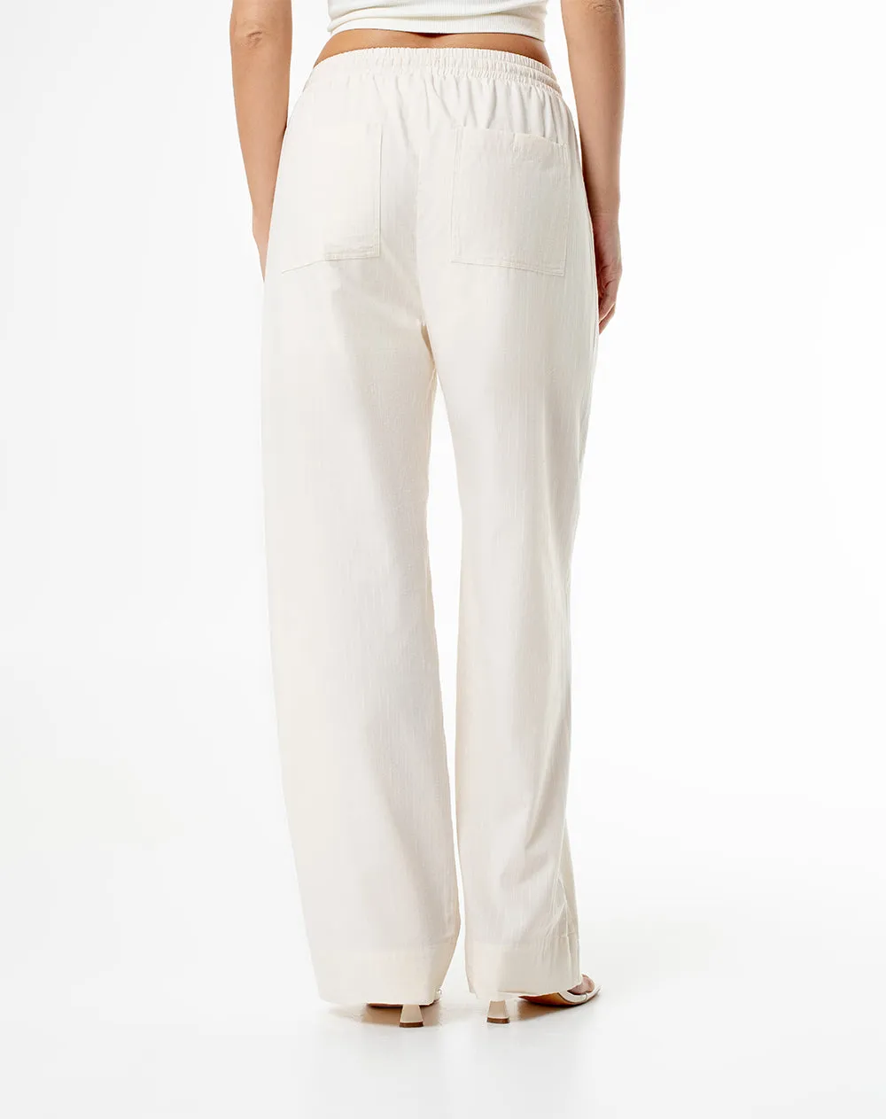 Pantalón relaxed fit tiro alto vainilla sold by Gef product image thumbnail 3