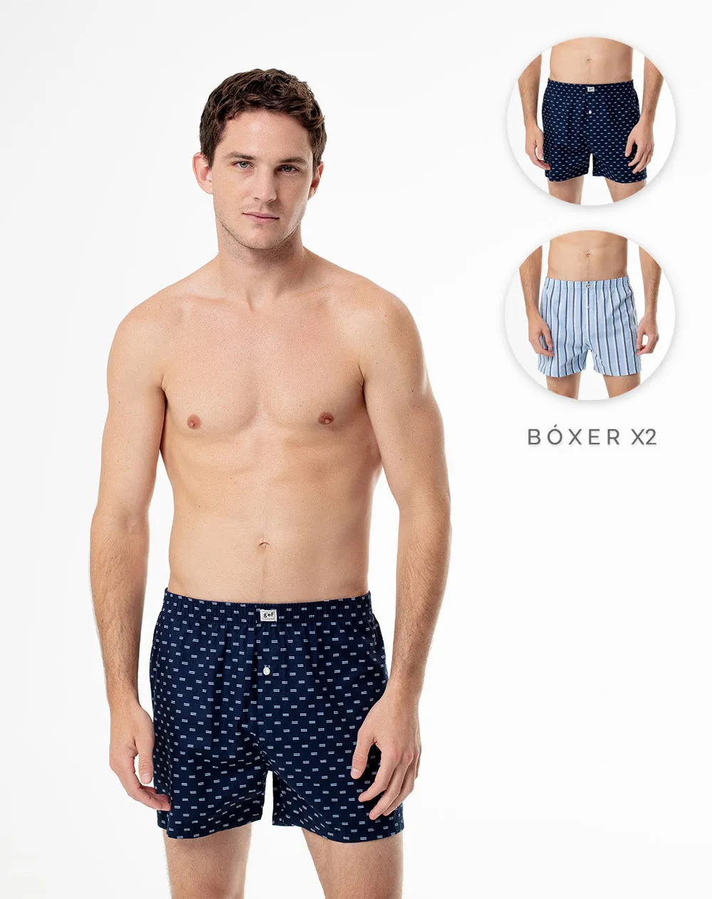 2 bóxers largo elastico recubierto surtido sold by Gef