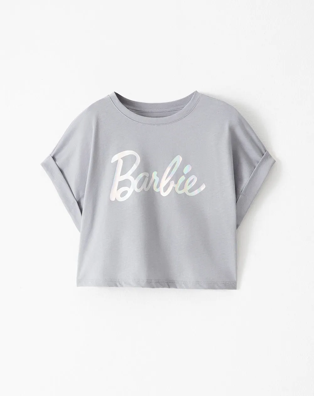 Camiseta regular Barbie manga gris niña sold by Gef product image thumbnail 5
