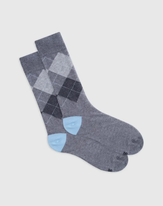 Medias hombre largas algodón grises sold by Gef