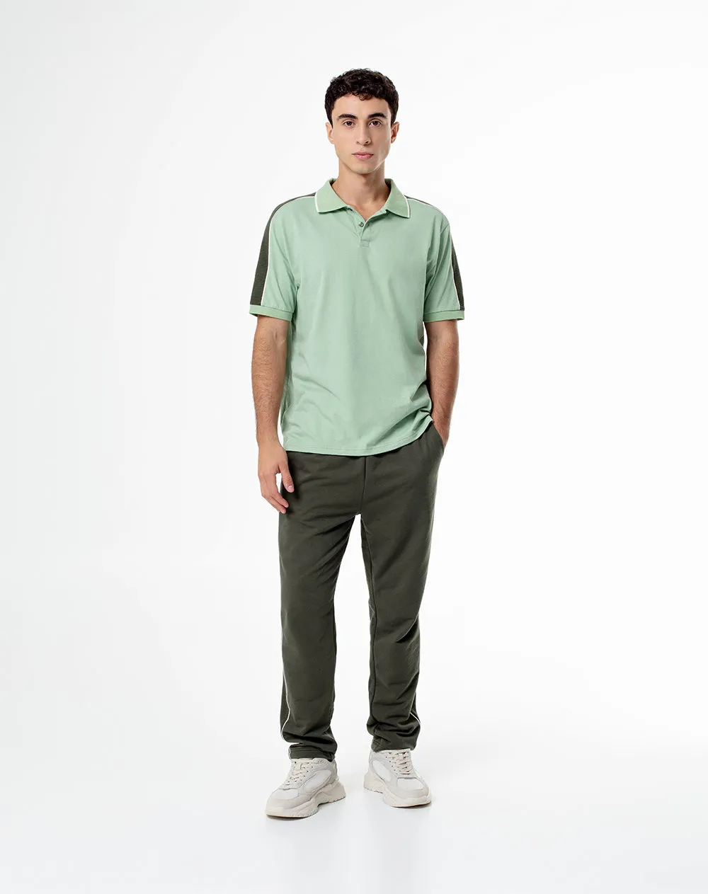 Polo relax algodón verde hombre sold by Gef product image thumbnail 5
