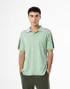 Polo relaxed fit manga corta verde con bloques sold by Gef