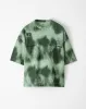 Camiseta fit manga corta verde estampada sold by Gef