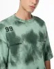 Camiseta fit manga corta verde estampada sold by Gef
