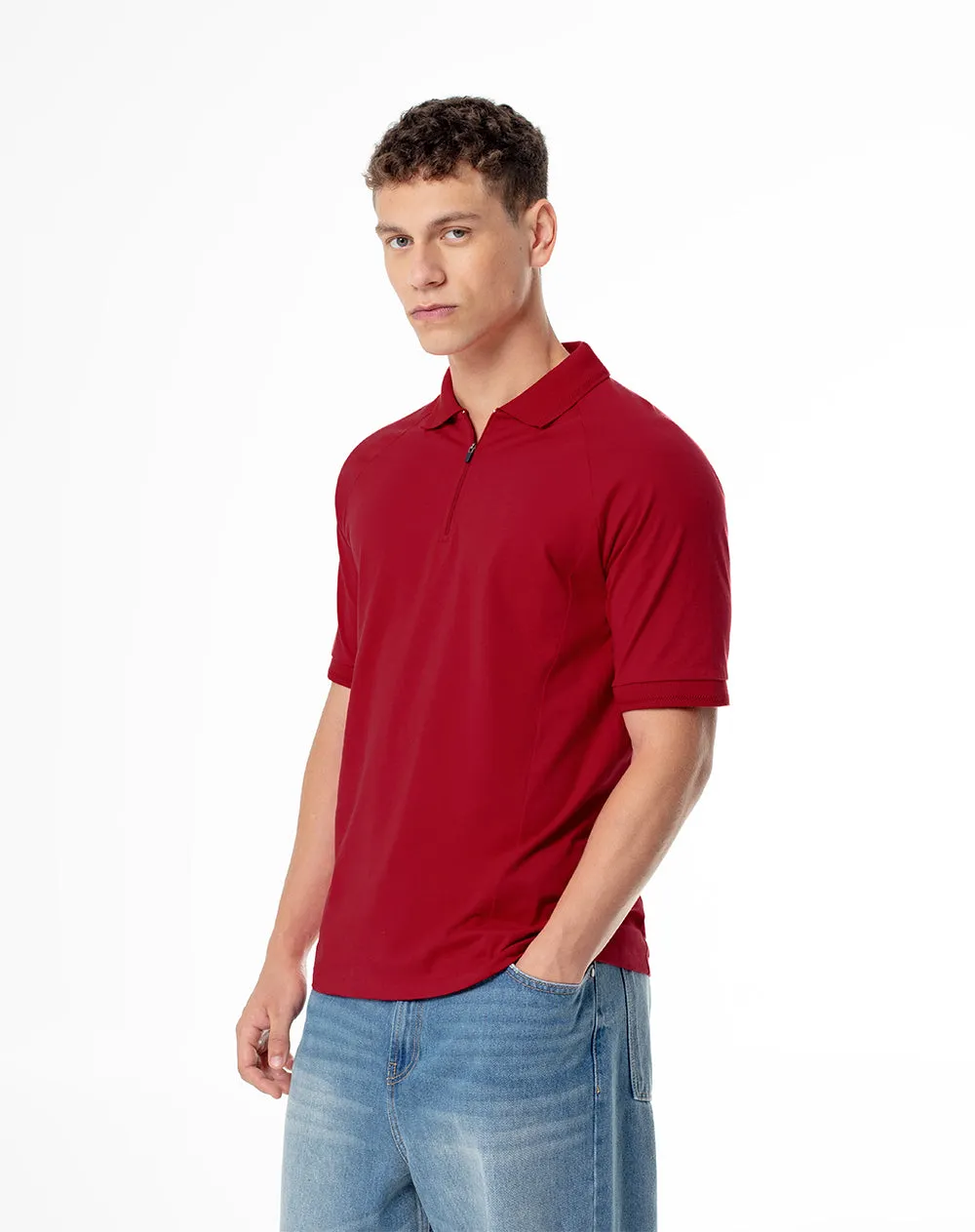 Polo regular algodón roja hombre sold by Gef