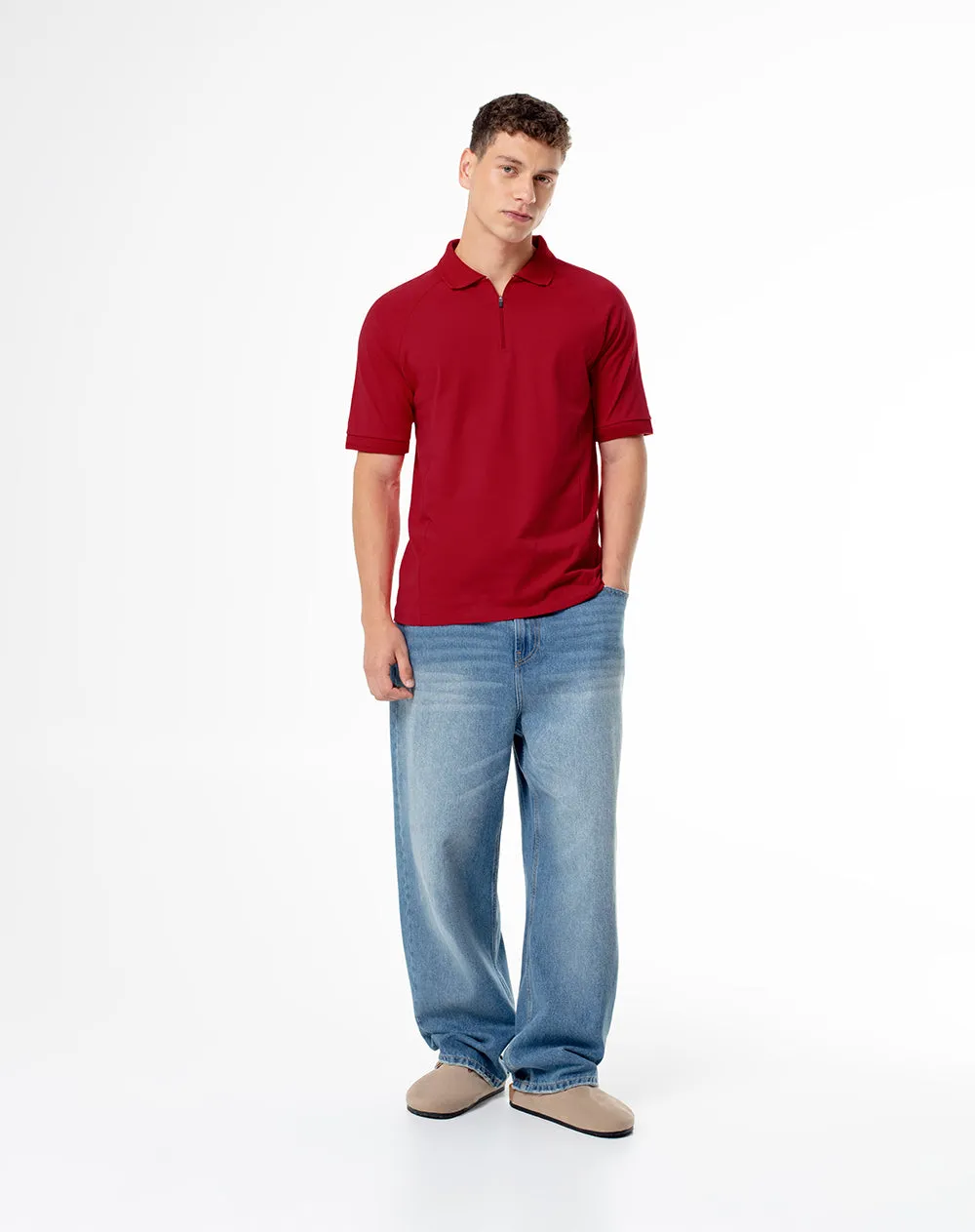 Polo regular algodón roja hombre sold by Gef product image thumbnail 4