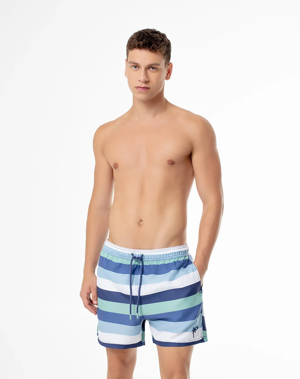 Pantaloneta de baño rayas hombre sold by Gef