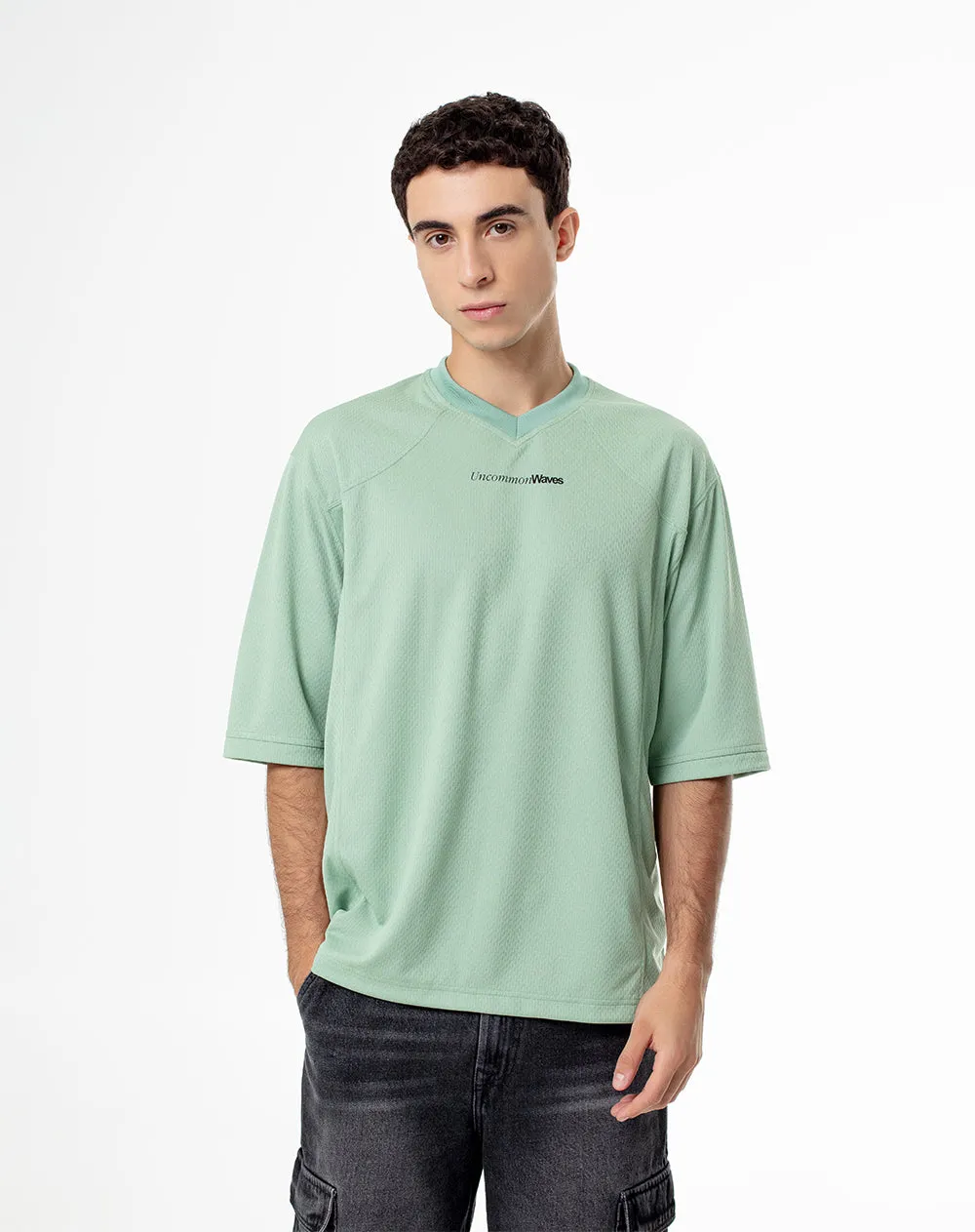 Camiseta regular verde estampada hombre sold by Gef product image thumbnail 2