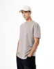 Camiseta oversized fit manga corta café sold by Gef