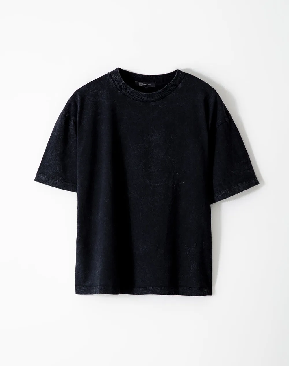 Camiseta oversize algodón negra mujer sold by Gef product image thumbnail 5