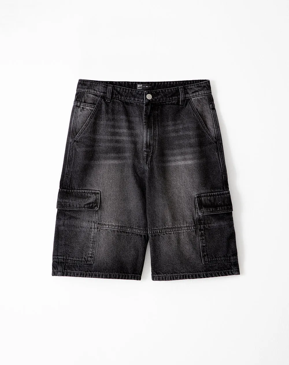 Bermuda denim regular negro hombre sold by Gef product image thumbnail 5