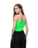Crop top strapless verde neon sold by Gef