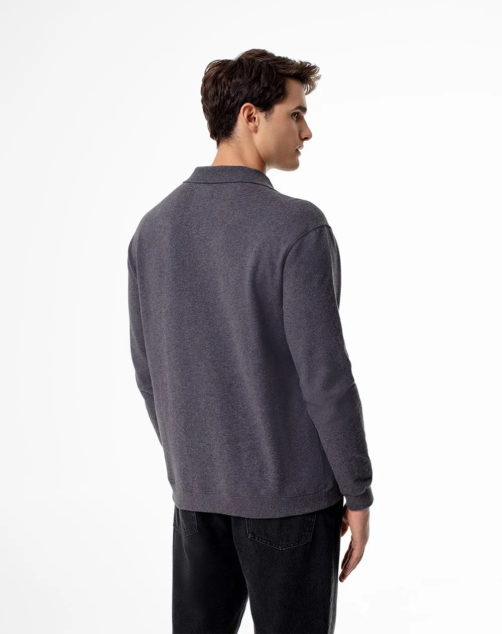 Buzo regular fit gris jaspe sold by Gef product image thumbnail 2