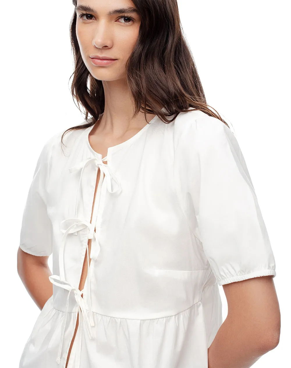 Camisa fit manga corta blanca sold by Gef product image thumbnail 3