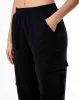 Jogger algodón sostenible negro para mujer sold by Gef