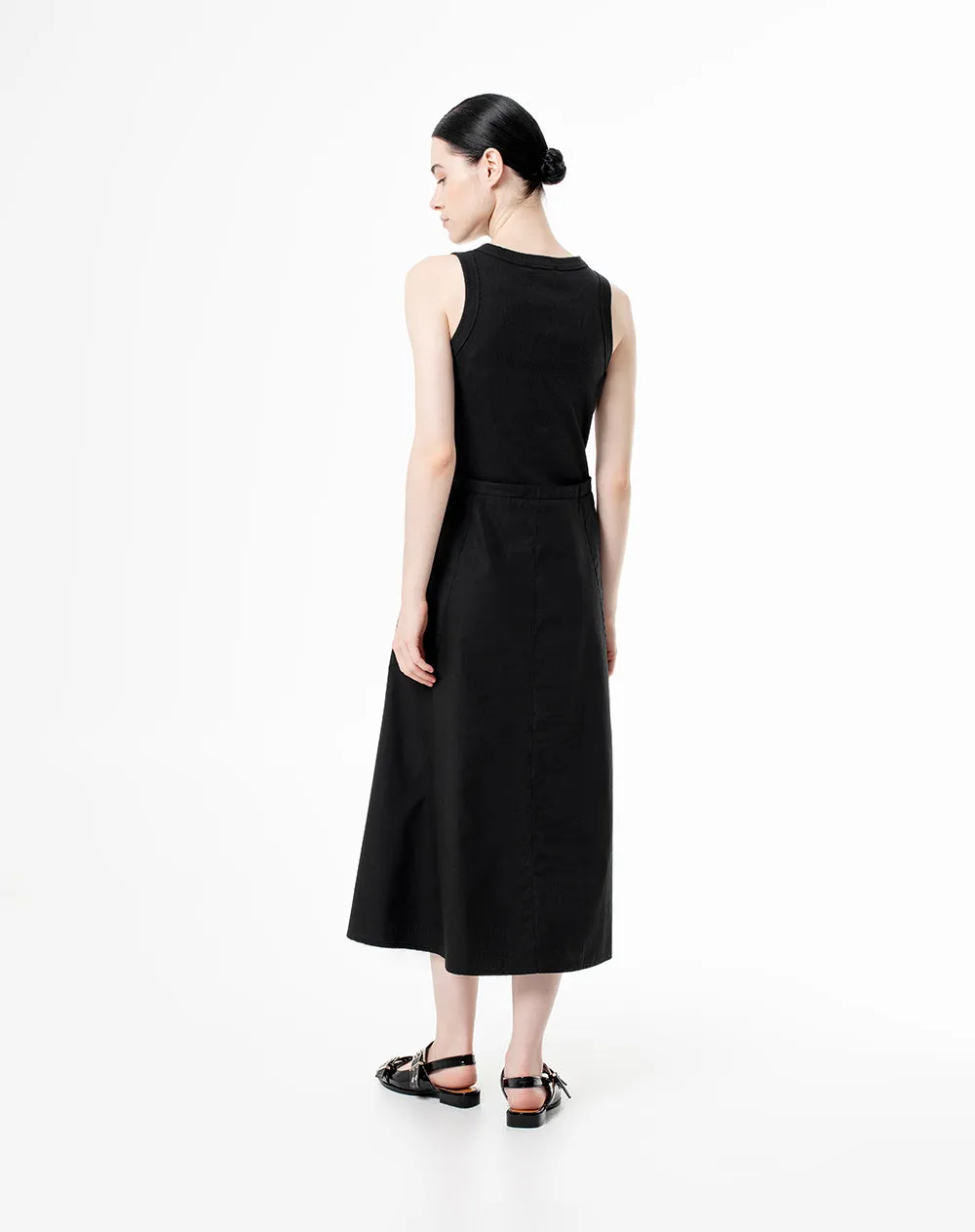Vestido midi falda en A negro mujer sold by Gef product image thumbnail 3