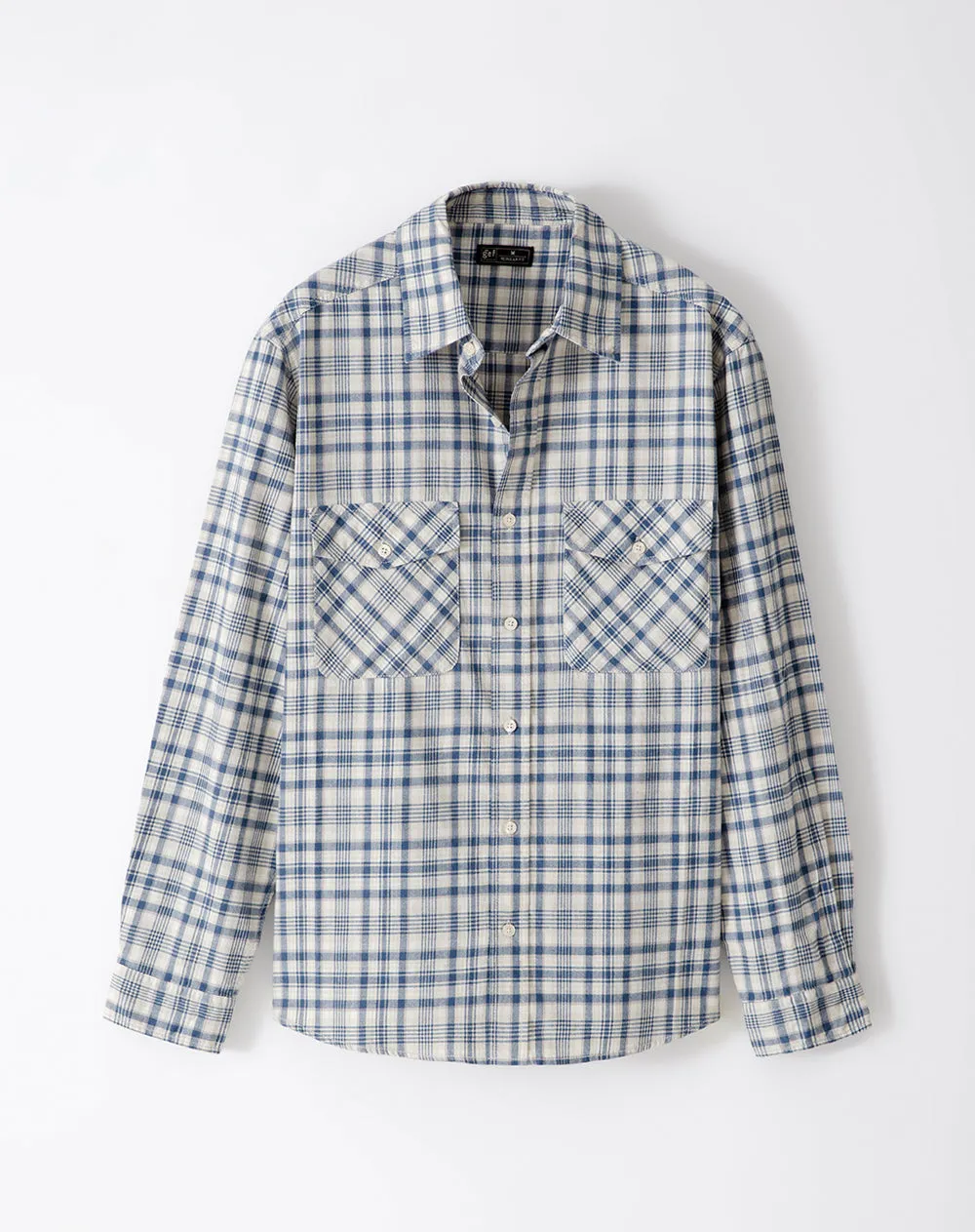 Camisa manga larga regular algodón cuadros hombre sold by Gef