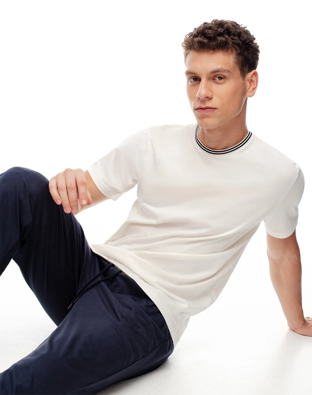 Camiseta + pantalón de pijama hombre algodón surtida sold by Gef