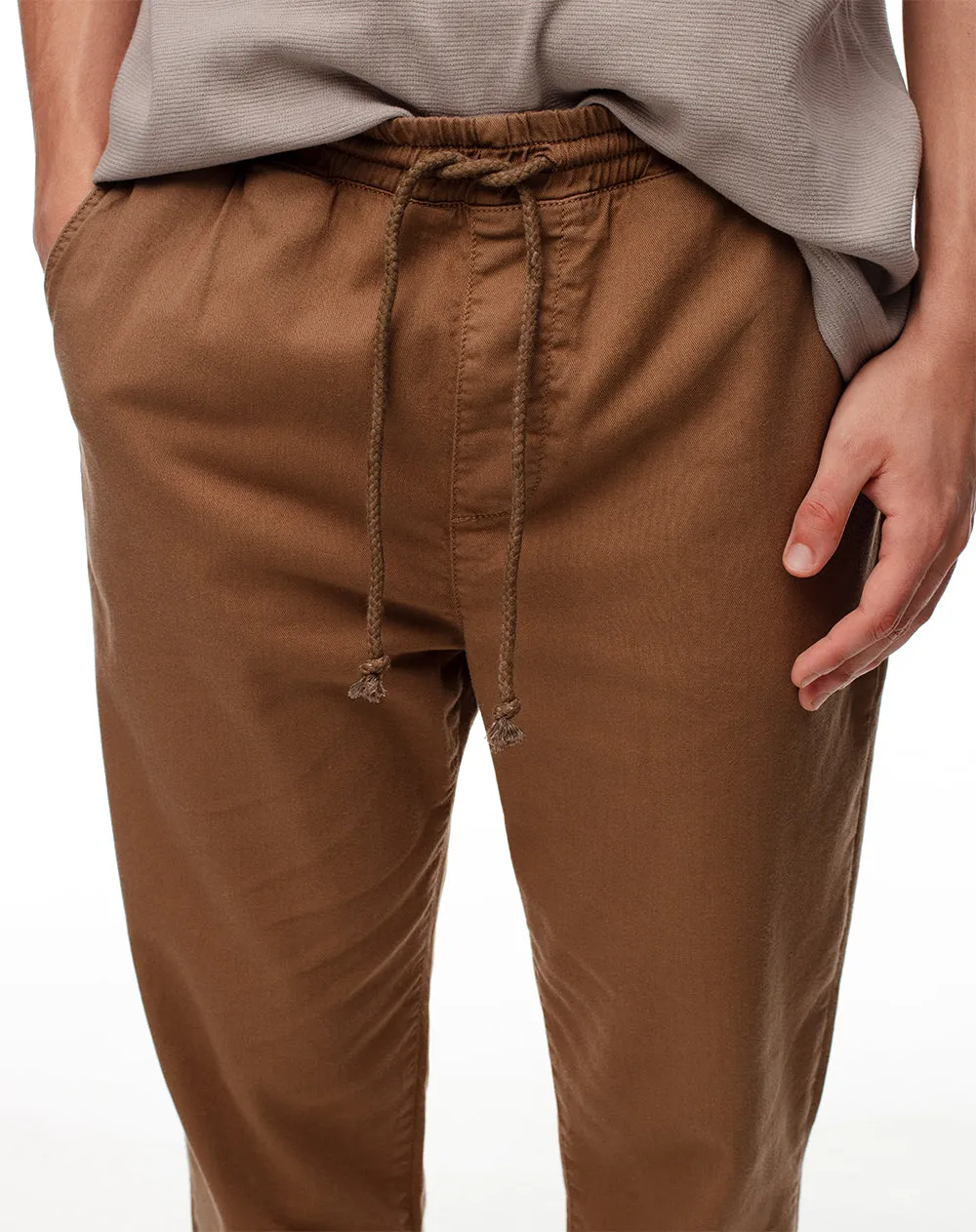 Pantalón regular drill algodón café hombre sold by Gef product image thumbnail 5