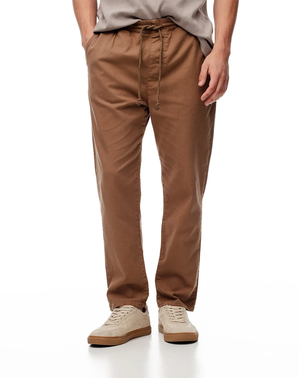 Pantalón regular drill algodón café hombre sold by Gef product image thumbnail 3