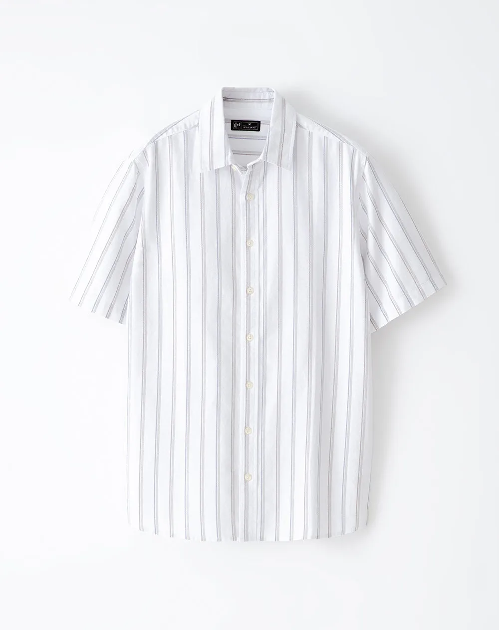 Camisa manga corta regular algodón rayas hombre sold by Gef product image thumbnail 5