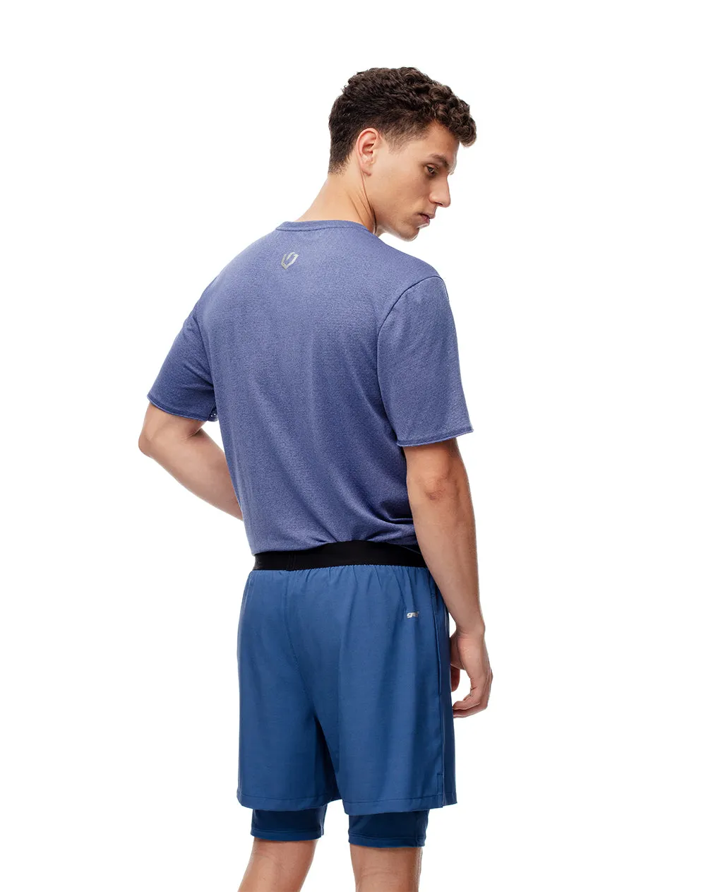 Pantaloneta deportiva ciclista interno azul hombre sold by Gef product image thumbnail 2