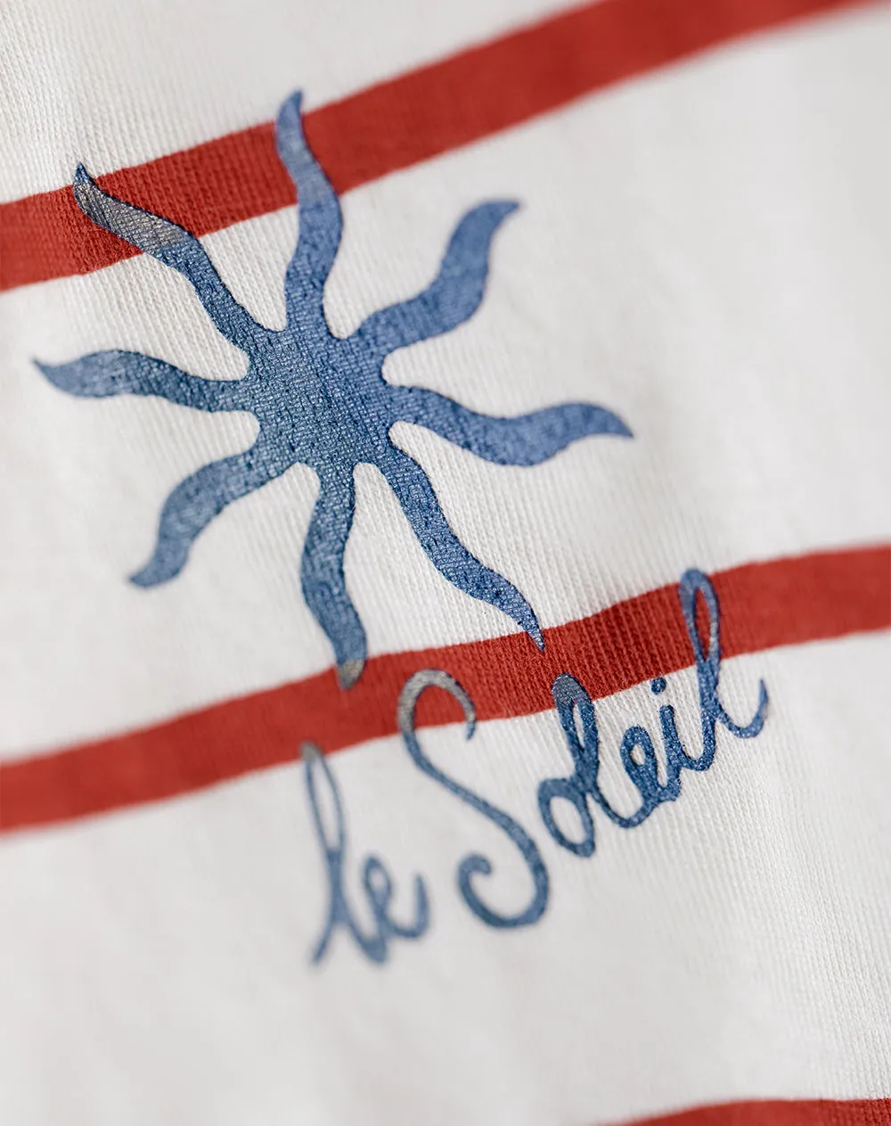 Camiseta regular algodón rojo rayas niña sold by Gef product image thumbnail 2