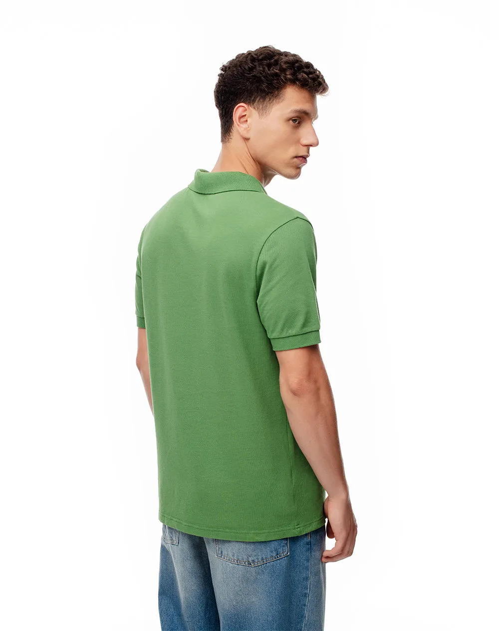 Polo slim algodón verde hombre sold by Gef product image thumbnail 2
