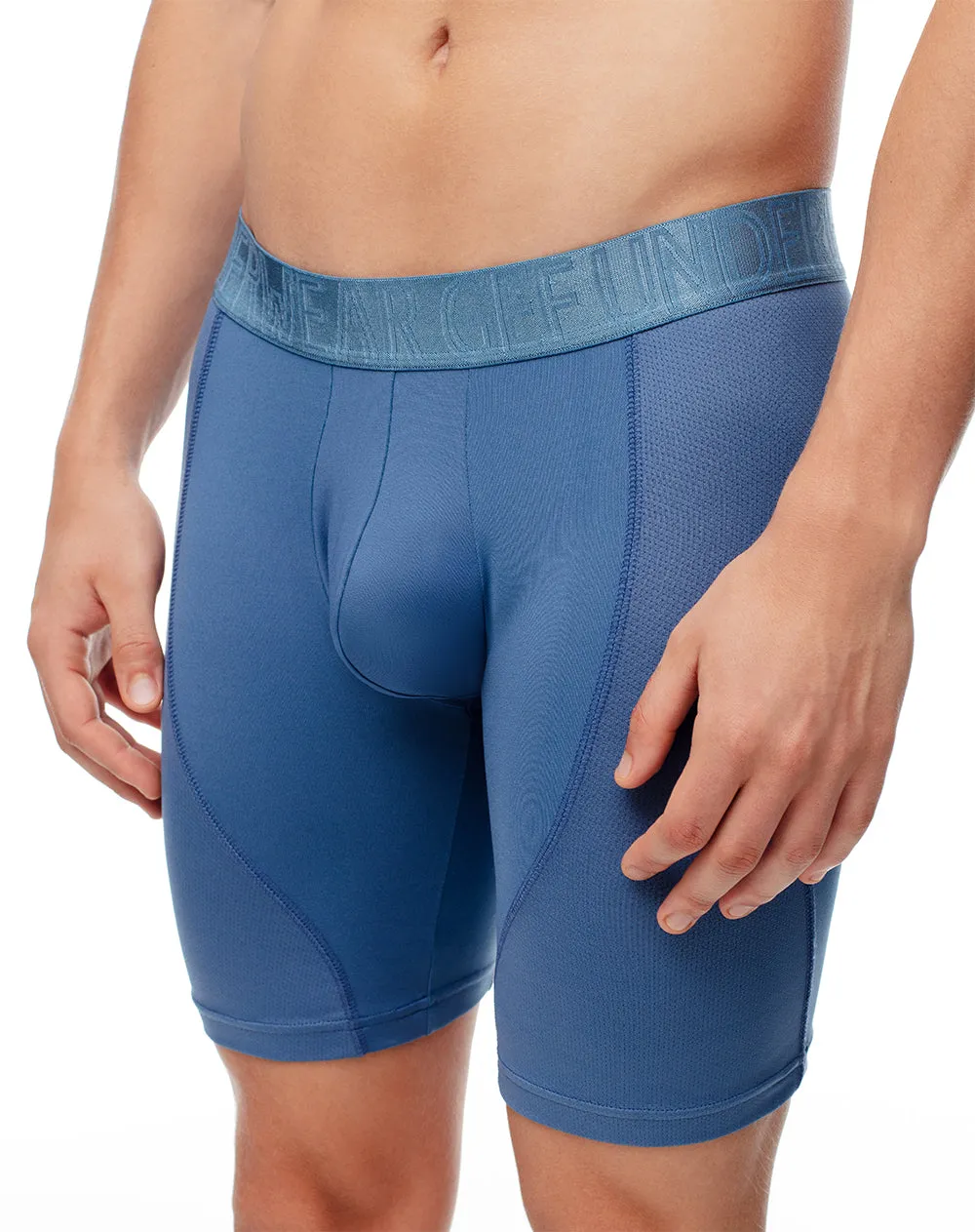 Bóxer deportivo largo control humedad azul sold by Gef product image thumbnail 3