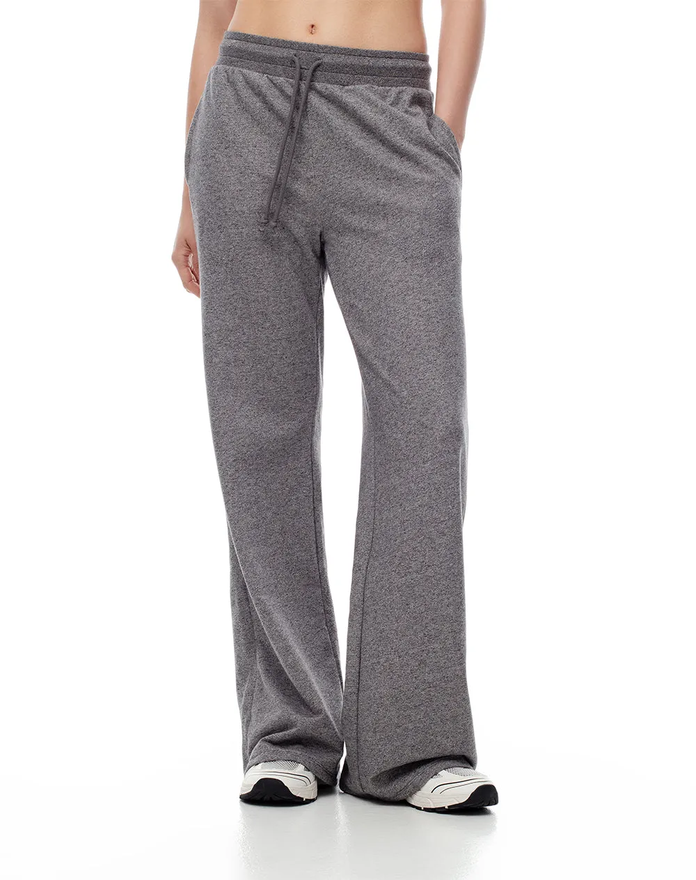 Pantalón relax tiro medio algodón gris mujer sold by Gef product image thumbnail 3
