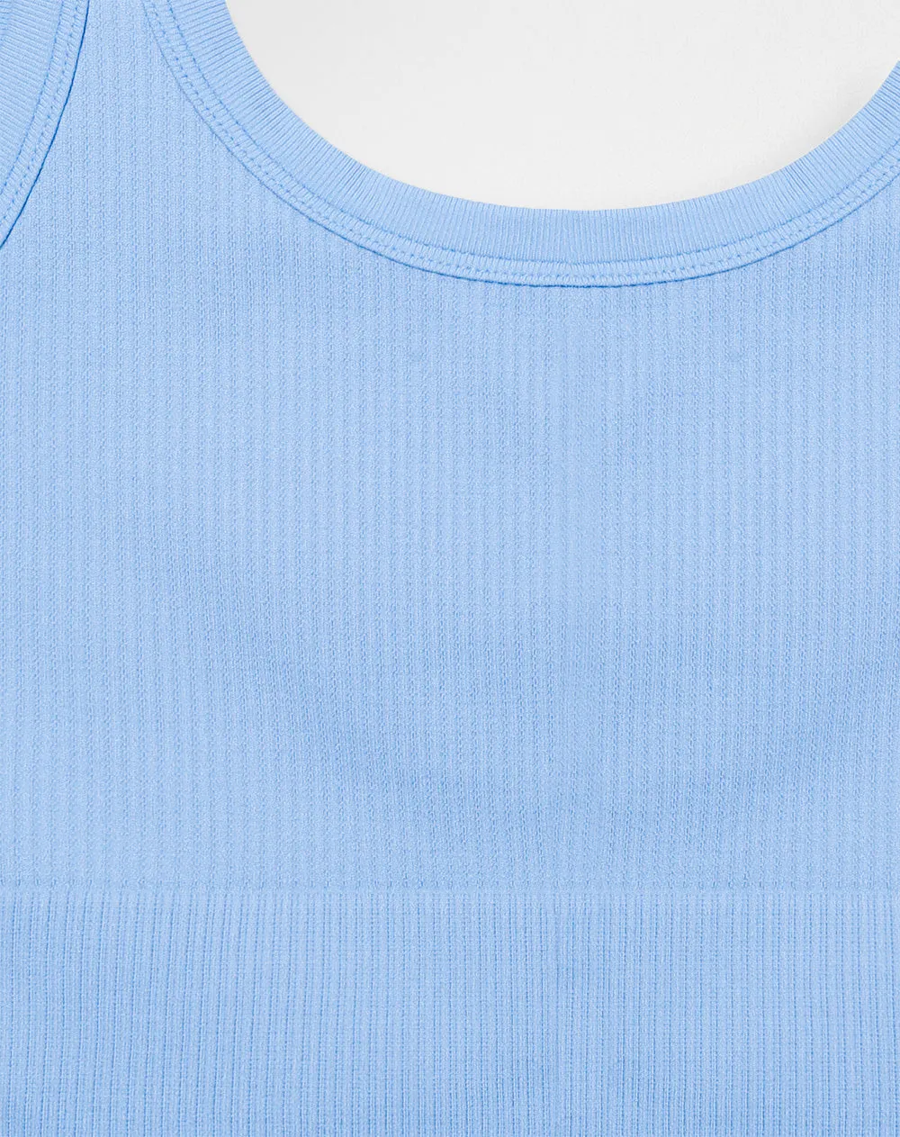 Crop top deportivo mujer seamless azul claro sold by Gef product image thumbnail 2