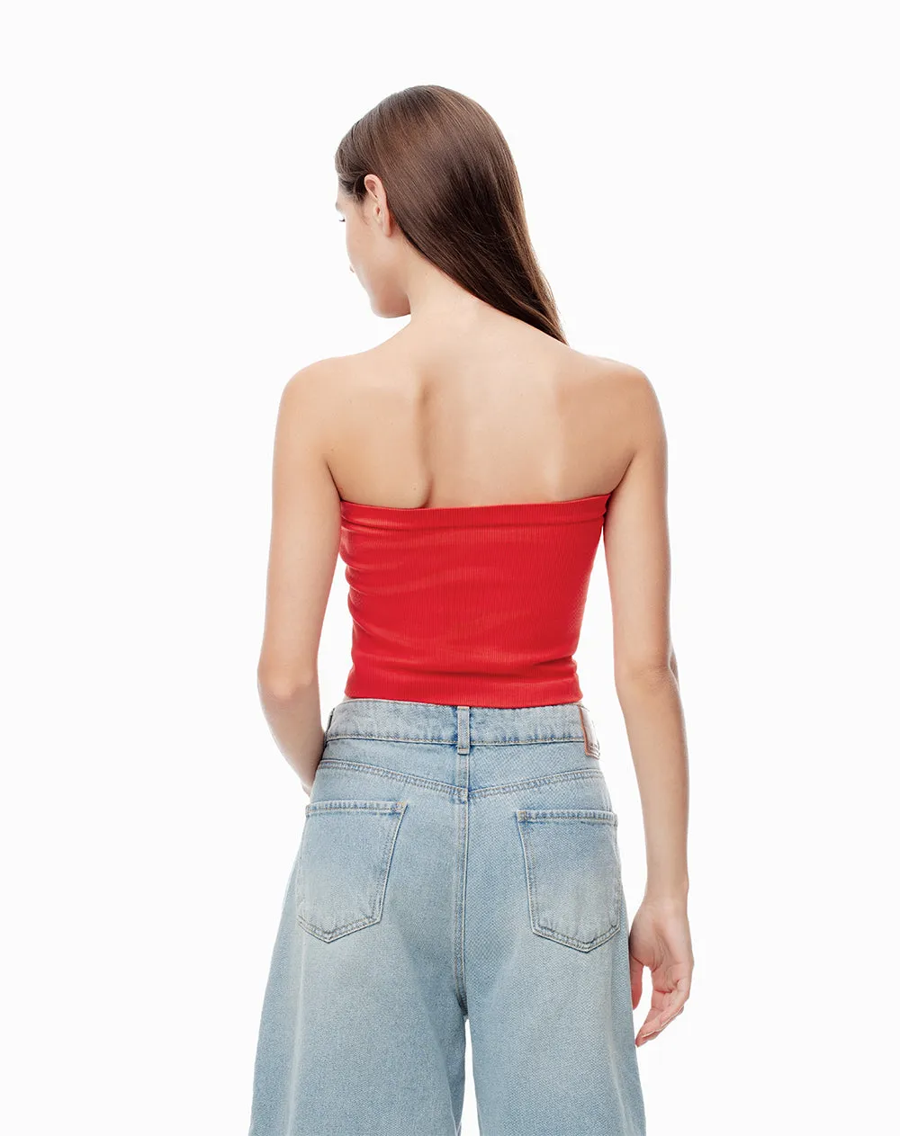 Crop top strapless roja sold by Gef product image thumbnail 2