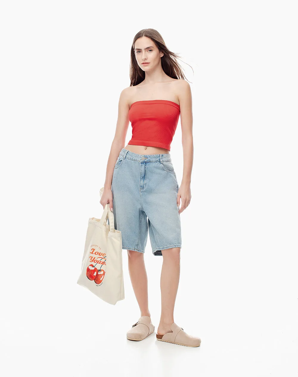 Crop top strapless roja sold by Gef product image thumbnail 4