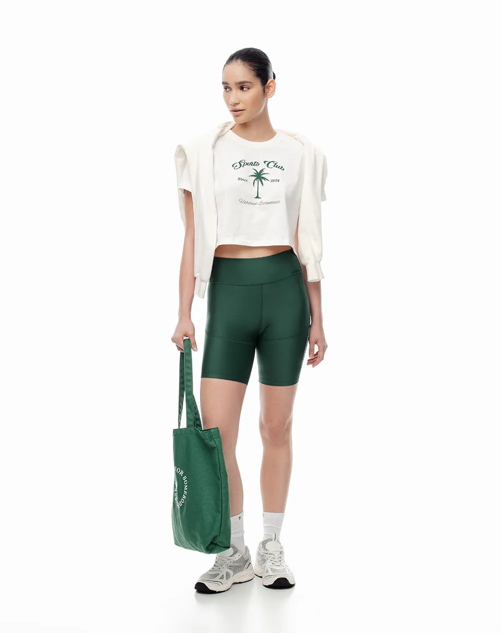 Camiseta crop regular algodón blanca mujer sold by Gef product image thumbnail 5