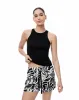 Short blanco y negro estampado sold by Gef