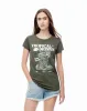 Camiseta regular fit manga 3/4 verde sold by Gef