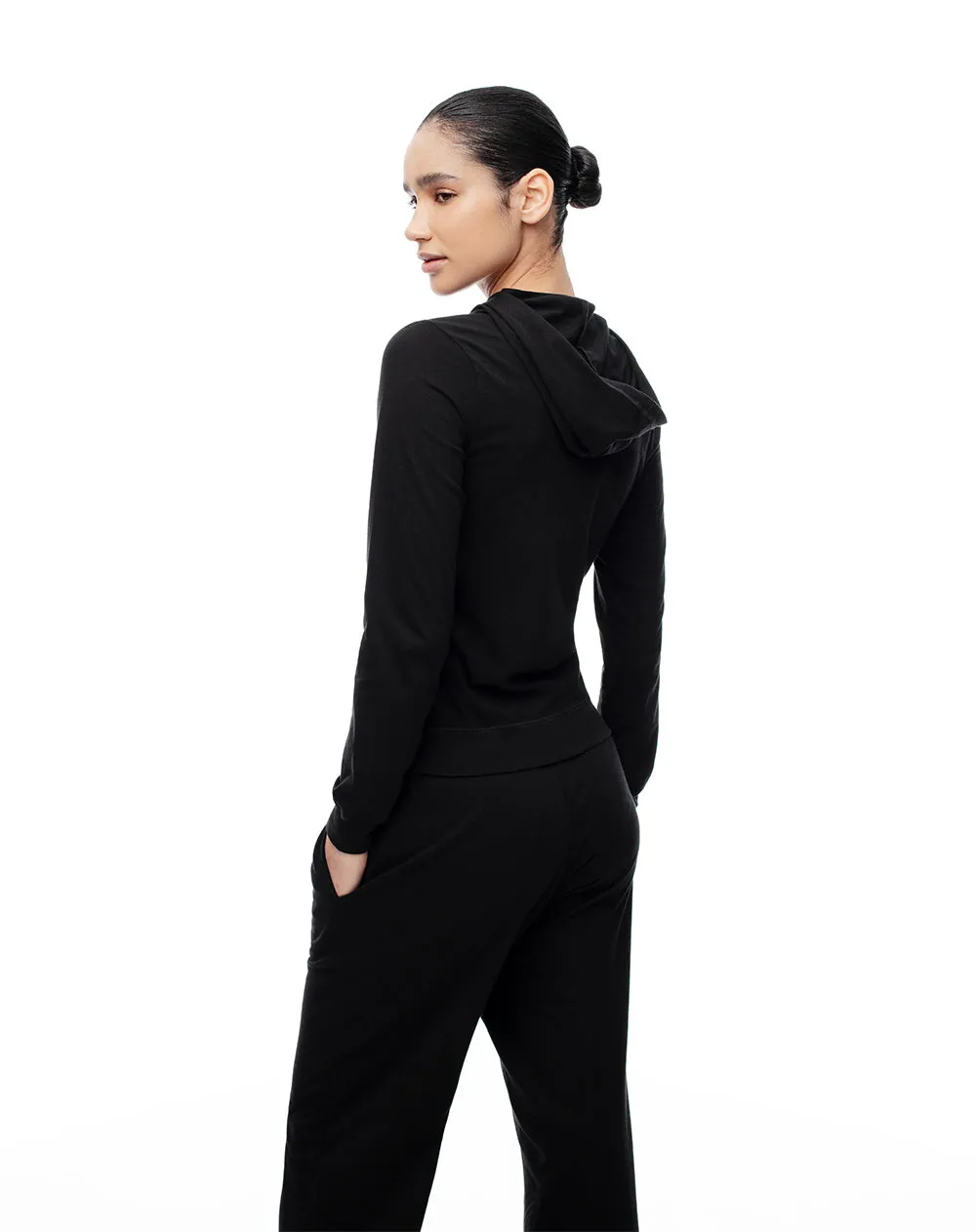 Chaqueta relax algodón negra mujer sold by Gef product image thumbnail 2