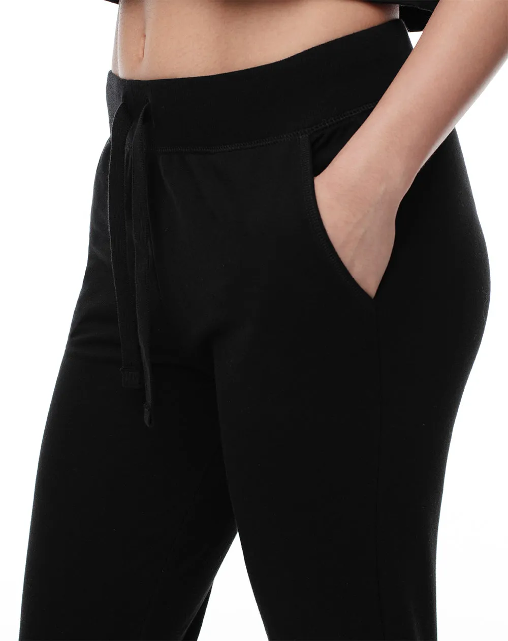 Jogger tiro medio algodón negro mujer sold by Gef product image thumbnail 5
