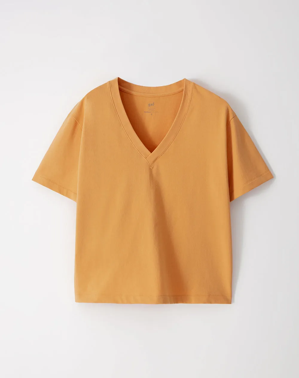 Camiseta oversize algodón amarilla mujer sold by Gef