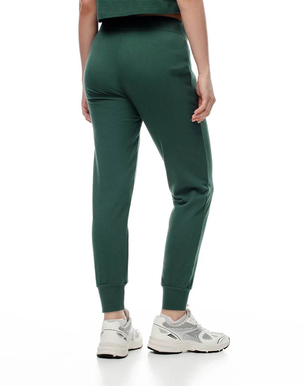 Jogger tiro medio algodón verde mujer sold by Gef product image thumbnail 2