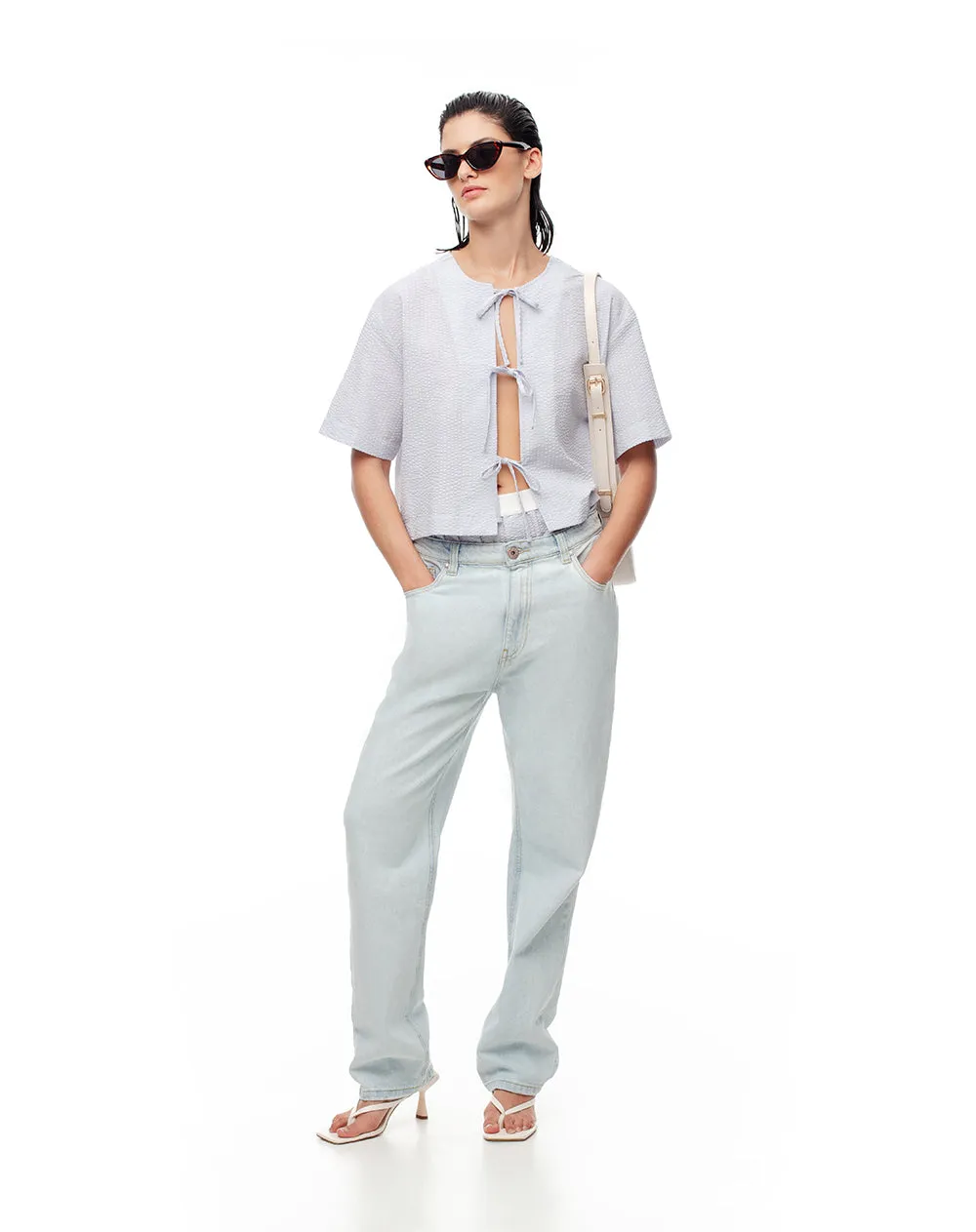 Camisa regular fit manga corta azul sold by Gef product image thumbnail 5