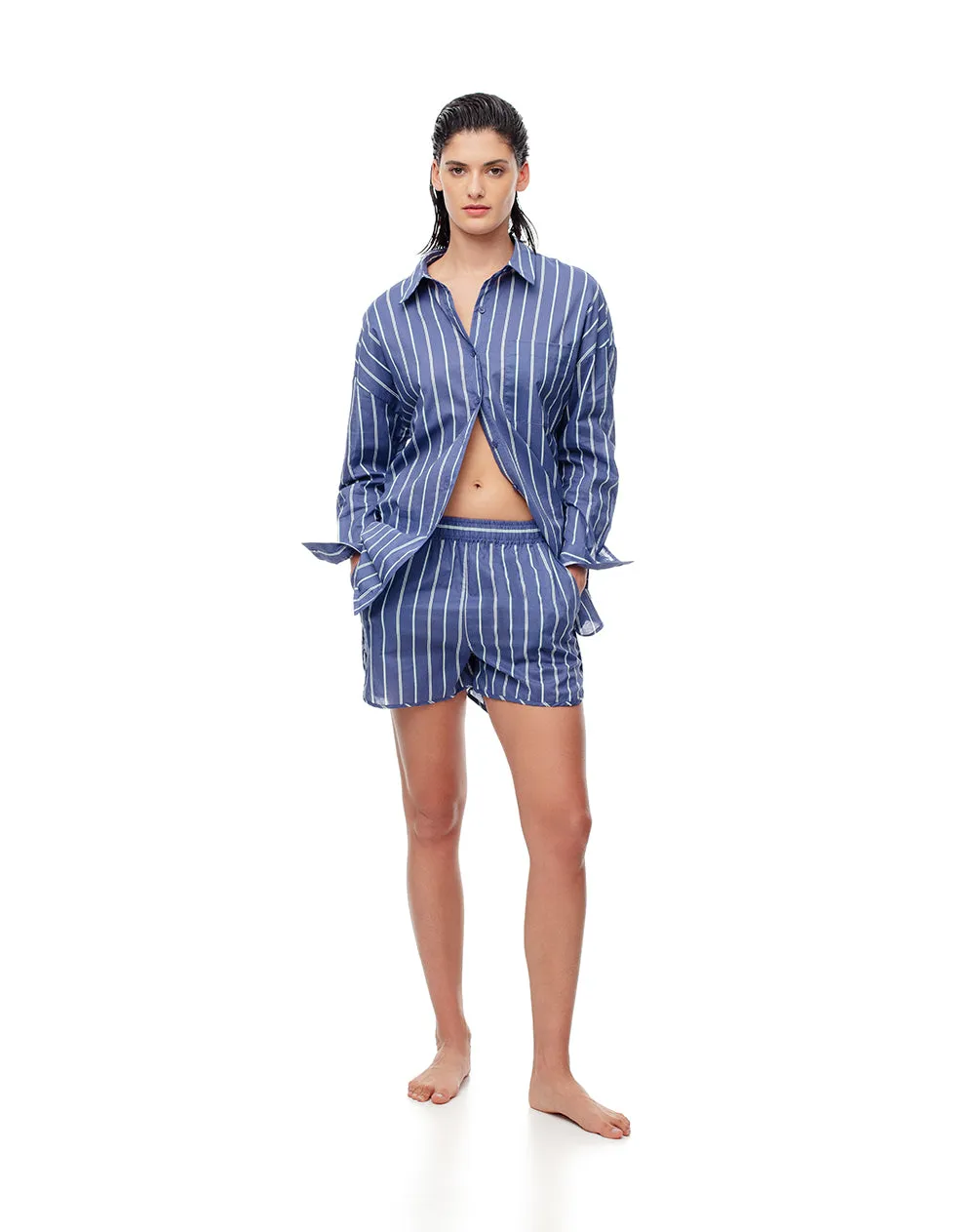 Short de pijama mujer rayas sold by Gef product image thumbnail 4