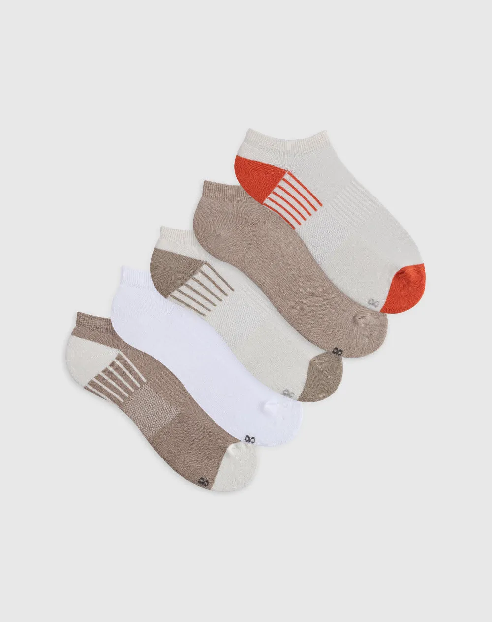 Medias para hombre tobilleras cortas algodón pack x5unds surtidas sold by Gef