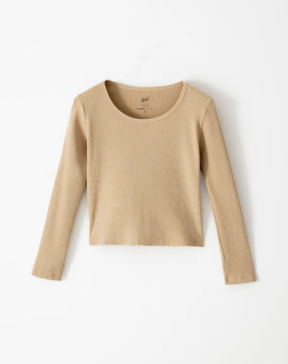 Camibuzo slim tejido de punto habano niña sold by Gef product image thumbnail 5