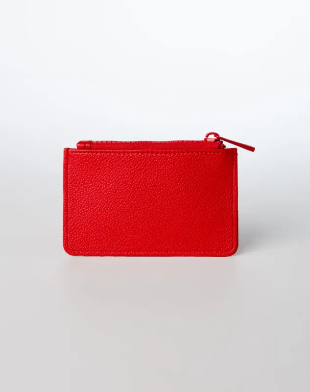 Porta tarjetas rojo sold by Gef