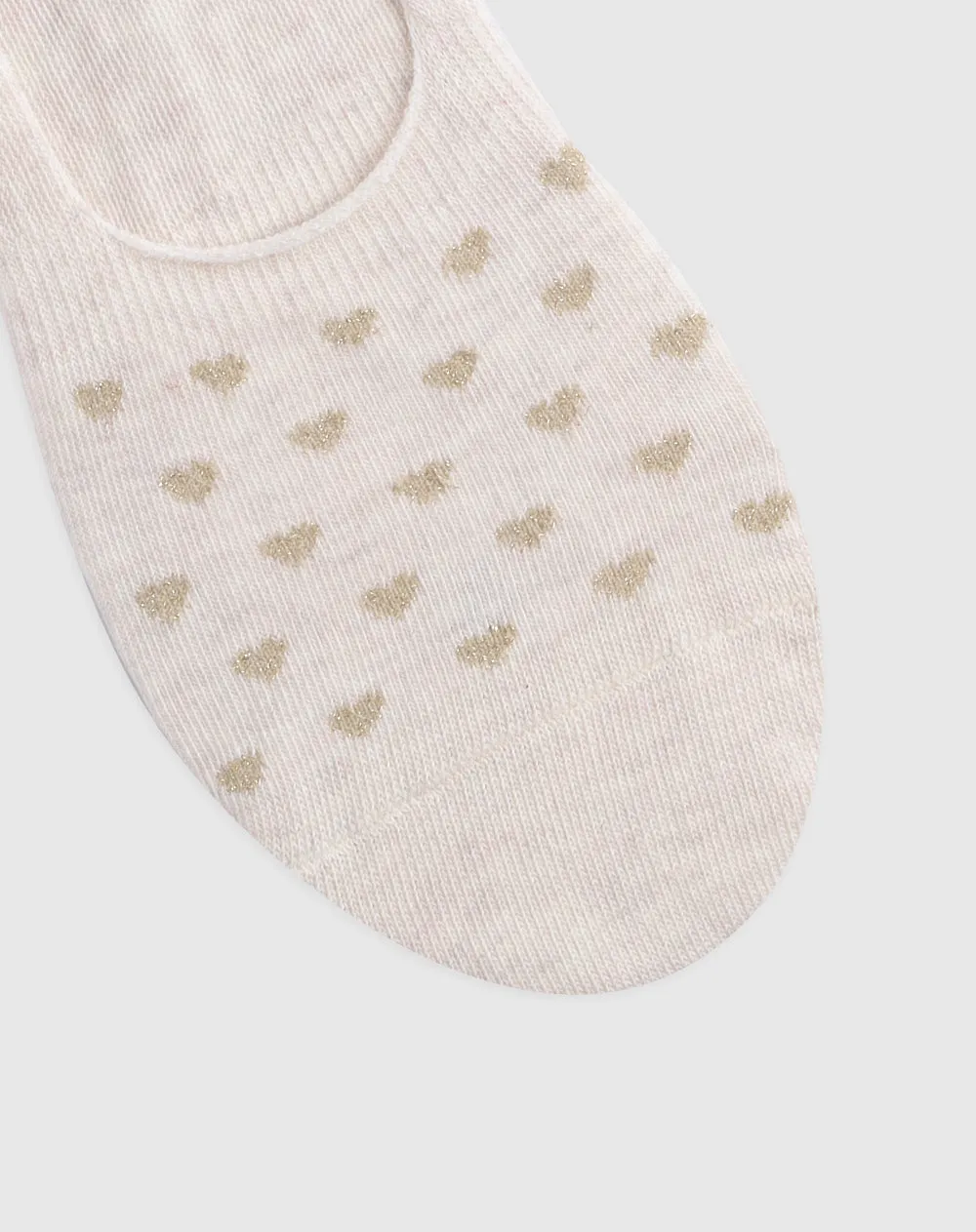 Medias mujer baleta algodón habano corazones sold by Gef product image thumbnail 2