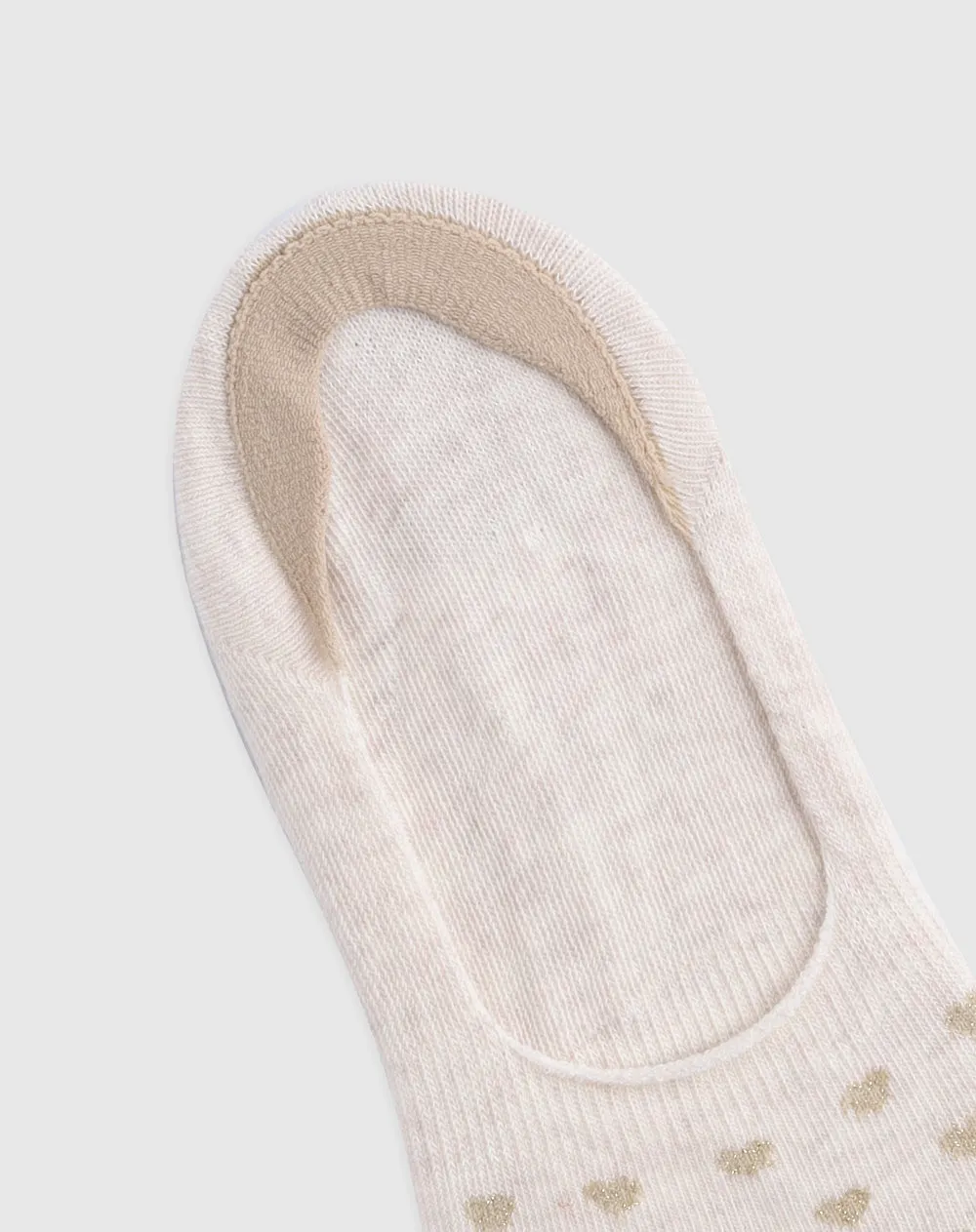 Medias mujer baleta algodón habano corazones sold by Gef product image thumbnail 3