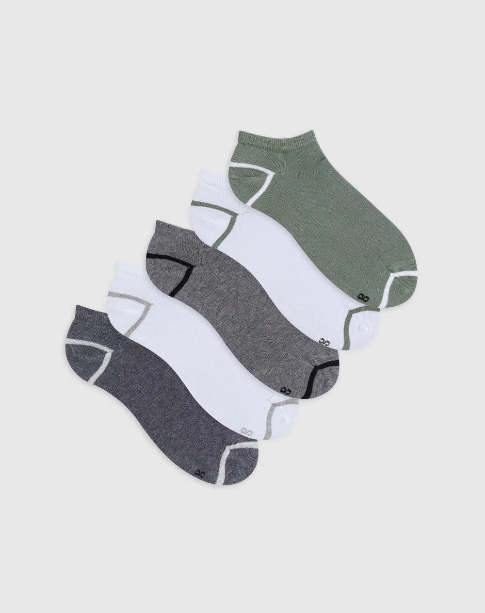 Media hombre tobillera corta pack x5 surtido sold by Gef